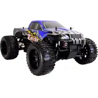 DeLOCK Torche - Monster Truck - Elektrisk motor - 1:10 - Klar til å kjøre (RTR) - Blå - Firehjulsdrift (22032)