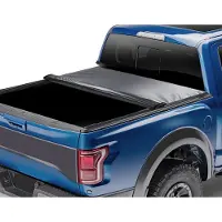 Vevor lasteplantrekk, opprullbart lasteplantrekk, kompatibel med 2009-2024 Ford F-150 Styleside-plan, for 5,5 x 5,4 fot lasteplan, mykt PVC-materiale, 100 % tilgjengelig opprullbart lasteplantrekk