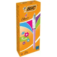 BIC 4 Colours Fun 1.0mm Penn 12 Enheter