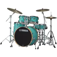 Yamaha Stage Custom Bjørk 22 5-Deler Sargpakke Matt Surf Green