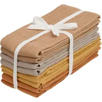 Cam Cam Stoffklutene - 70x70 cm - 8-pack - Jord Mix - - OneSize - Gulpeklut