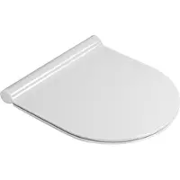 GSI kompakt Kube X Slim toiletsæde med Soft Close og Quick Release beslag og produceret i antibakteriel materiale