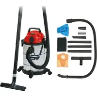 Einhell TC-VC 1820 SA 2342425 Aspiratutto 1250 W 20 l, 1250 W, Sylindervakuum, Støv pose, 20 l, 80 dB, Kromfarget, Rød