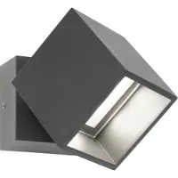 LCD Utendørs LED-vegglampe 5002, bevegelig, grafitt