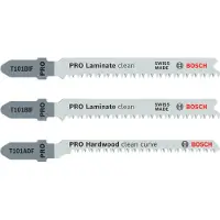 Bosch 3-delers stikksagblad-sett T 101 BIF (2x), T 101 AOF