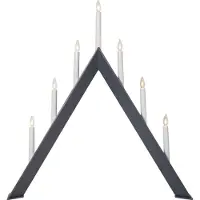 Star Trading Ljusstake Arrow Grafitt 60cm