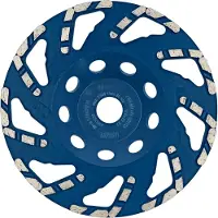 Bosch 2 608 901 479, Slipehjul, , Blå, Rund, 2,22 cm, 18 cm