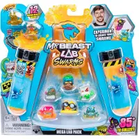 Moose Mr Beast Lab Swarms Mega Lab 2 Minifigur 12-pakning Assortert 3 Cm 4 Enheter