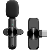 24hShop Trådløs Mikrofon med mottaker USB-C