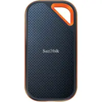 SanDisk Extreme PRO Portable V2 SSD - 2TB - Svart - Ekstern SSD - USB 3.2 Gen 2x2