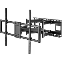 Gembird mounting kit - for LCD / LED display - full motion - black 120 kg 60"-120" From 200 x 200 mm