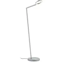 Knapstein LED-gulvlampe Tessa-S, matt nikkel, CCT, gestkontroll