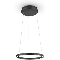 Knapstein LED-hengelampe Lisa-40, CCT, dimbar, matt svart
