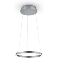 Knapstein LED-hengelampe Lisa-40, CCT, dimbar, matt nikkel