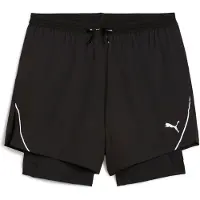Puma ULTRAWEAVE 2-in-1 5" Running Shorts Men, Sport, Black, XS