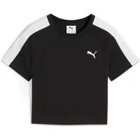 Puma T7 Baby Tee Youth, Shop, Black, 11-12Y