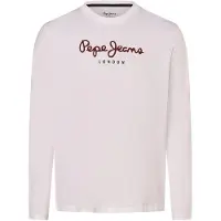 Pepe Jeans for man. PM508209 Eggo Long T-shirt N white (M), Black, Casual, Cotton, Long sleeve