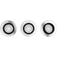 Philips Hue Milliskin Innfelt Spot - Rund - Aluminium - 3-pakning