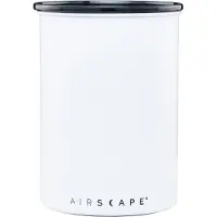 Airscape aromabeholder i rustfritt stål, mellomstor, matt hvit