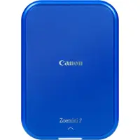 Canon Zoemini 2 - Skirver - farge - sink - 50.8 x 76.2 mm - 313 x 500 dpi - inntil 0.83 min/side (mono) / inntil 0.83 min/side (farge) - kapasitet: 10 ark - Bluetooth 5.0 - marineblå, hvit