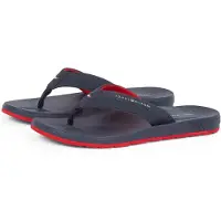 Tommy Hilfiger for man. FM0FM05361 Slippers Softer 1D navy (42), Flat, None, Beachwear