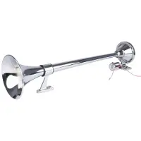 Amio Lydsignal – forkrommet, 640 mm, 150 dB, 12/24V, -04076