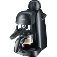 Severin KA 5978 - Kaffemaskin med melkeskummer - 3.5 bar - 4 kopper - svart