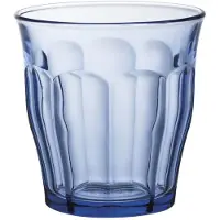 Duralex Picardie drikkeglass 25 cl, blå, 6-pakning