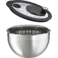 Rösle salatslynge med glasslokk