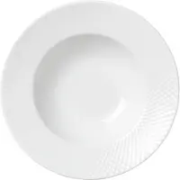 Lyngby Porcelæn Rhombe Soup Plate-24.5 Cm Dyp Tallerken I Glass