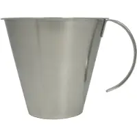 Jonas of Sweden Målekande konisk 1 liter Ø15 x H13.1cm med Gradering rustfri stål