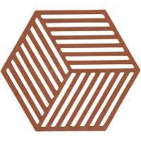 Zone bordbrikke Hexagon Terracotta 24346