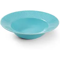 Lyngby Porcelæn Rhombe Color Soup Plate-24.5 Cm Dyp Tallerken I Glass