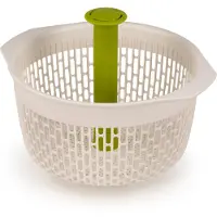 Joseph Joseph Spindola, Plast, Grønn, Hvit, Skåldørslag, Rund, 258 mm, 226 mm