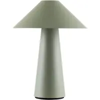 Globen Lighting Akku-bordlampe Cannes, grønn, 26 cm IP44