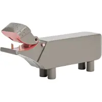 Kay bojesen Trefigur - flodhest - Liliput - 6 cm - Grå - - OneSize - Dekorasjon