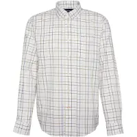 Barbour Caswell Tattersall Skjorte Regular Fit Highland Olive/Dress Gord