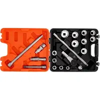 SNA Europe Bahco topnøglesæt 3/4 19-50mm - Med indvendig sekskant, metrisk, og skraldehoved. 20 dele