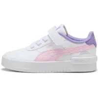 Puma Jola Colorful Rainbow Sneakers Kids, Shoes, White/Pearl Pink/Lavender Alert, 35