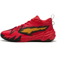 Puma Scoot Zeros Retro Portland Basketball Shoes, Shoes, Red/Yellow Sizzle, 40
