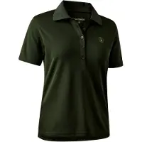 Deerhunter Dame Climate Poloskjorte med 37.5 Technology Dame Forest Ember 48