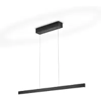 Knapstein LED-pendellampe Linda-132, svart, CCT, gestkontroll