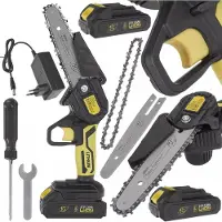 GEKO Batteridrevet kjedesag i koffert 2x2.0Ah 21V – XXL-sett (10)