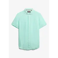 Superdry Vacation Linen Kortarmet Skjorte