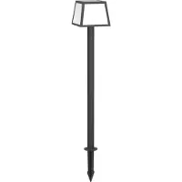 Eglo LED-gatelampe Altilia, høyde 106 cm, svart, sensor