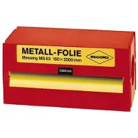 Vogel's Messing Rull Med Kalibrert Stropp 2.5 M X 150 Mm 0.15 Mm