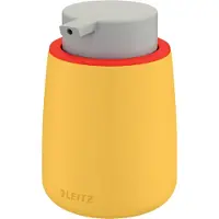 Leitz Cosy - Desinfeksjonsmiddel-/såpedispenser - plastikk, keramisk - varm gulfarge