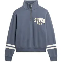 Superdry Athletic Applique Halv Glidelås Genser