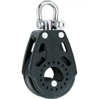 Harken Carbo-blokk 40 mm enkel, svirvel