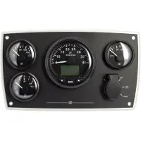 VETUS Aluminium Mpa34 0-4000 O/min Motorpanel 12v